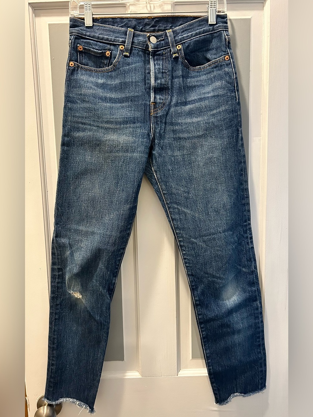 Levi’s wedgie jeans white oak cone denim 27